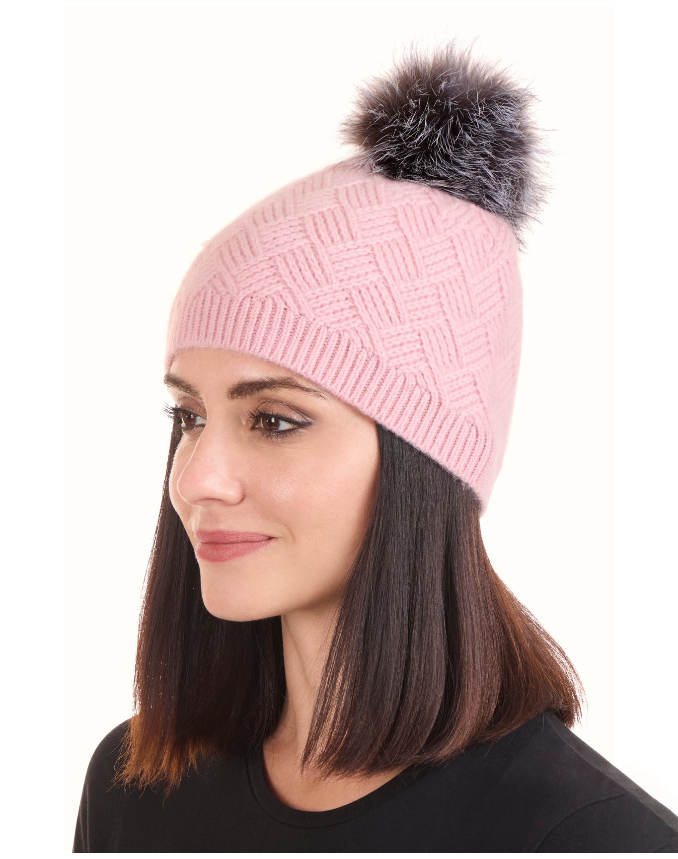Amicale Cashmere | Women | Women's Hat | Lt. Pink