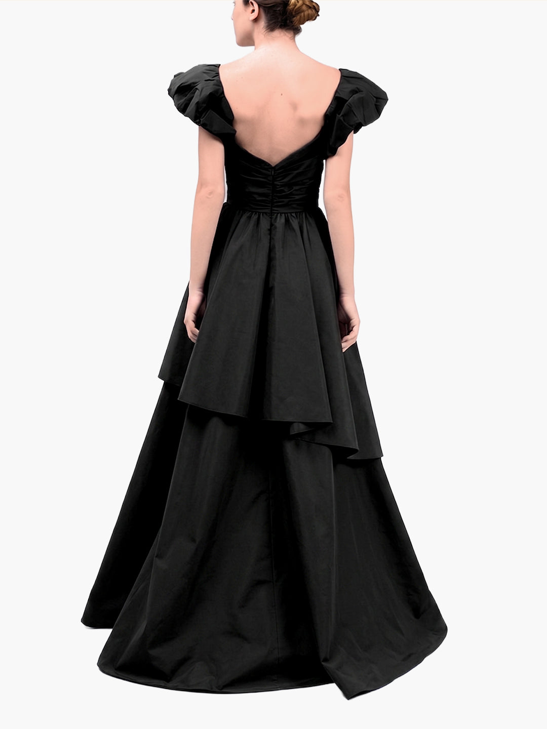 Abstract Taffeta Ballgown | Black
