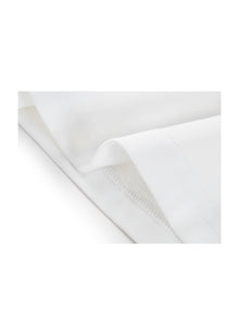 Artistic Silk-Cotton T-Shirt | White