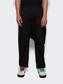 44 LABEL GROUP | Straight Conflict Pants | Black