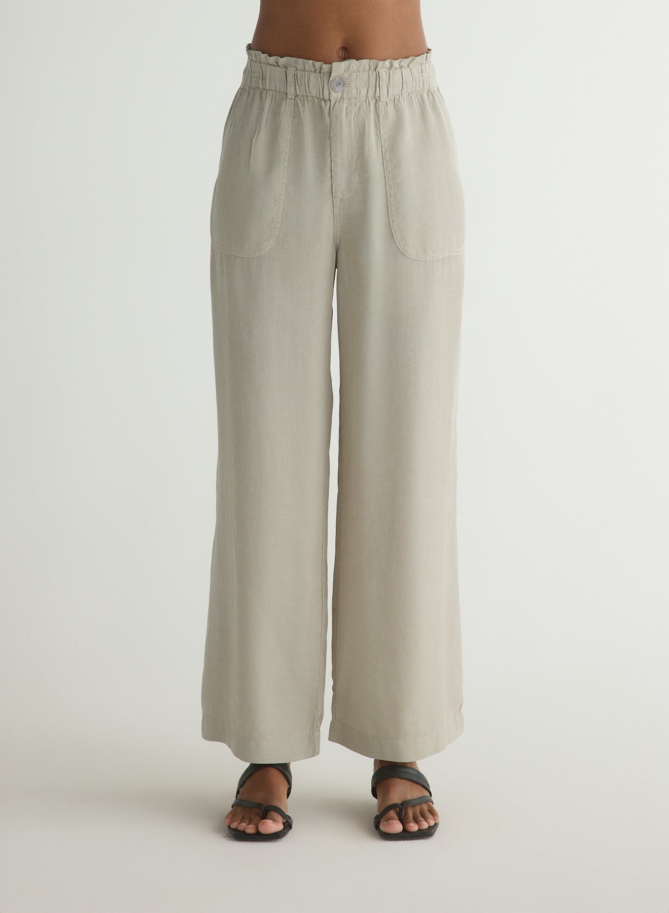 Utility Pocket Ankle Pant | Foggy Coast