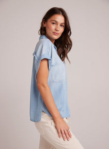 Two Pocket Short Sleeve Shirt | Caribbean Wash