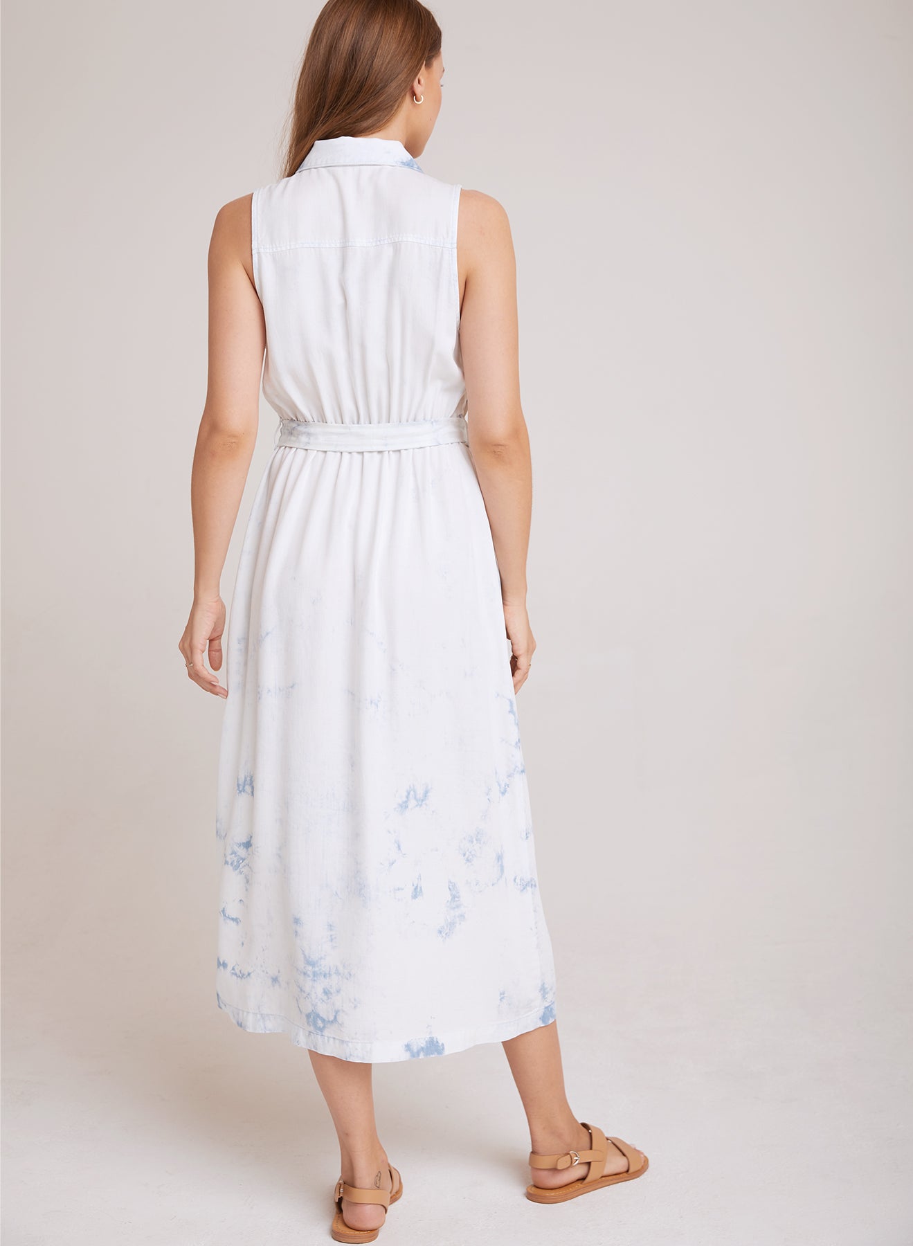 Sleeveless Midi Dress | Cloud Wash