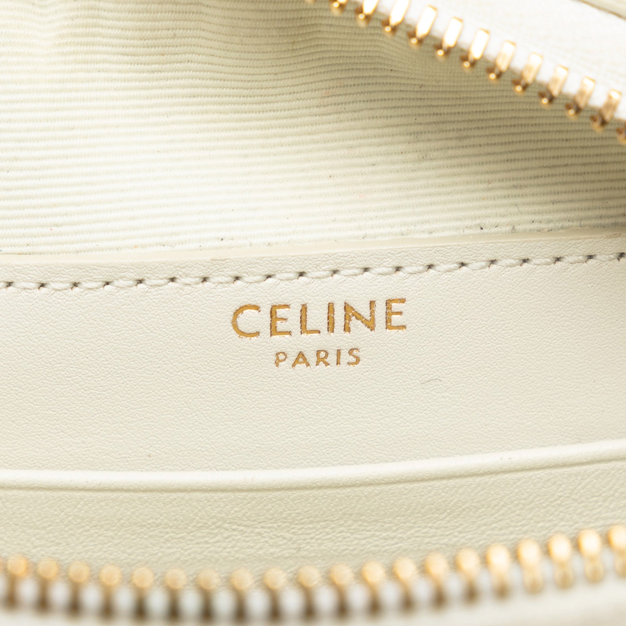 Celine | Pre-Owned Small C Charm Crossbody Bag | White