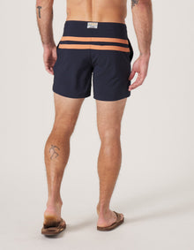 Men | Button Front Trunk | Navy-Copper