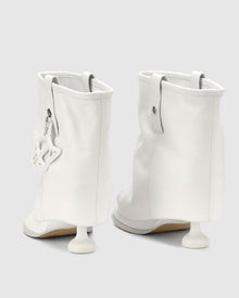 Womens | Bam Leather Boot | White