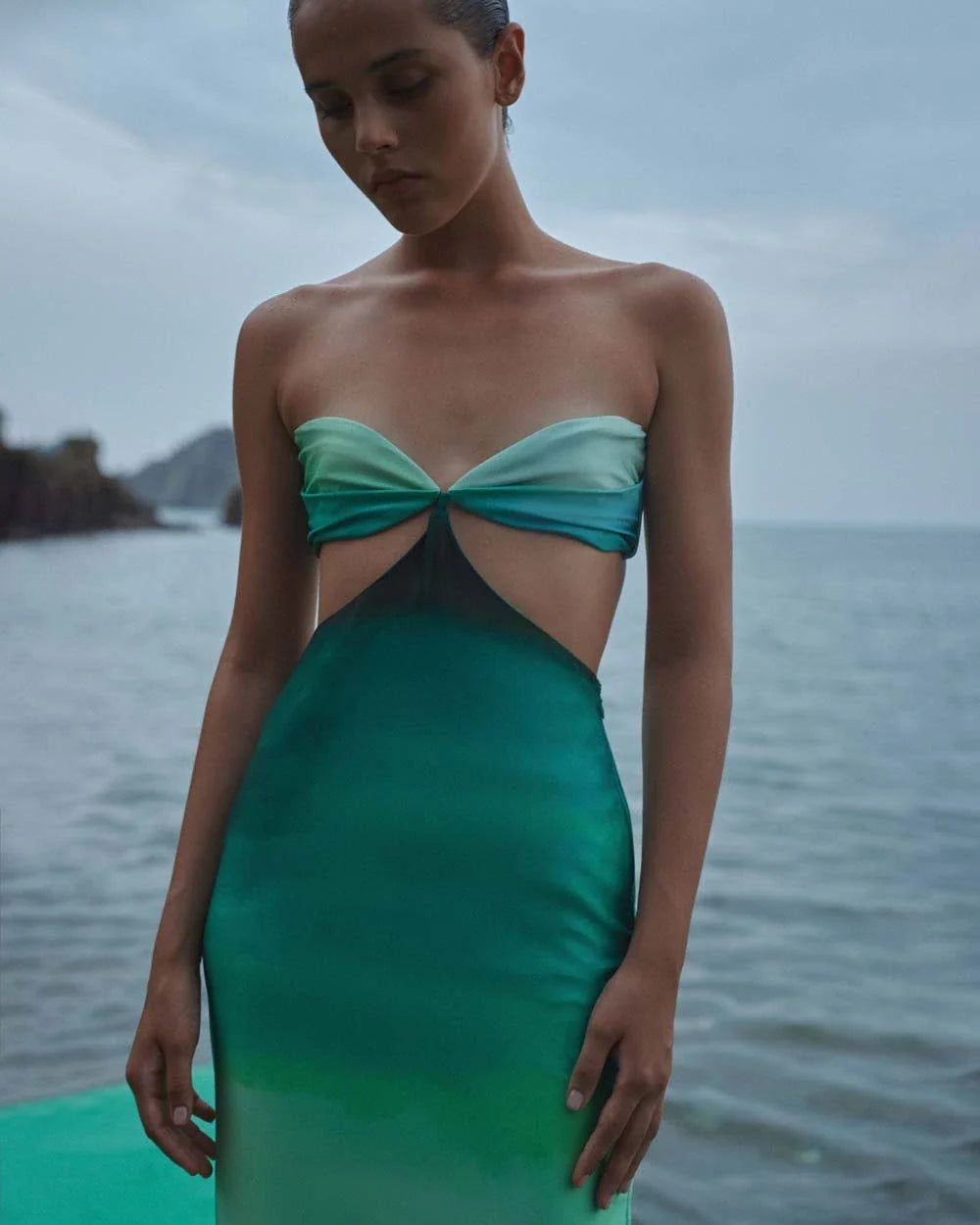 Riri Maxi Dress | Evergreen