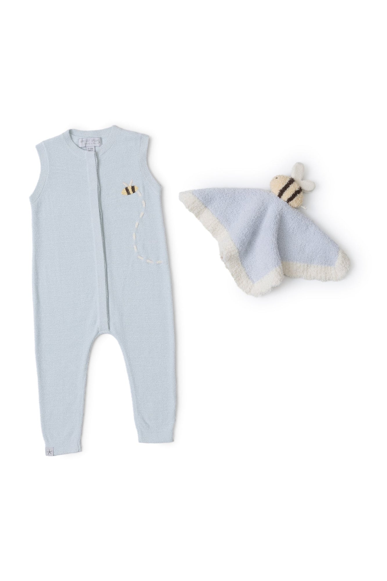 Baby | Cozychic Ultra Lite Bee Onesie Set | Blue