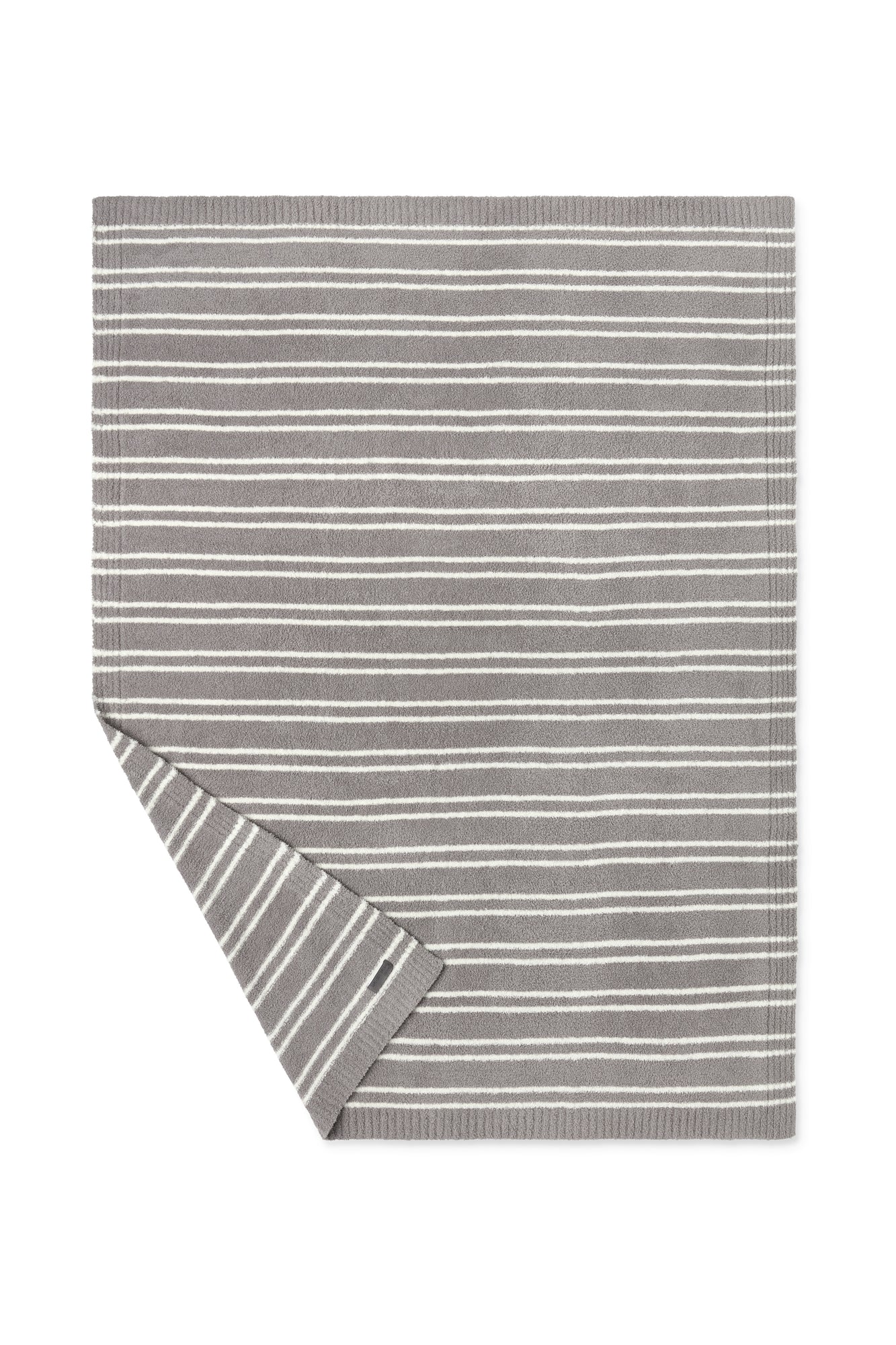 CozyChic Doubled Stripe Blanket | Beach Rock/Cream