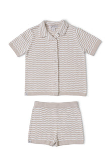 Toddlers | Cozychic Ultra Lite Wave Cabana Set | Stone/Pearl