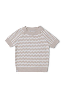 Toddlers | Cozychic Ultra Lite Wavy Raglan Tee | Stone/Pearl