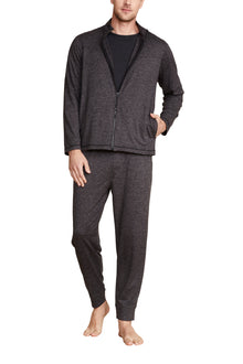 Mens | Malibu Collection Butterchic Knit Heavy Zip Up | He Carbon