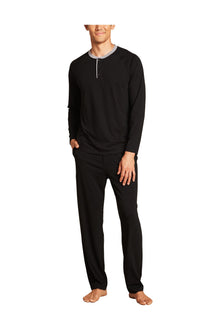 Mens | Malibu Collection Triblend Henley | Black