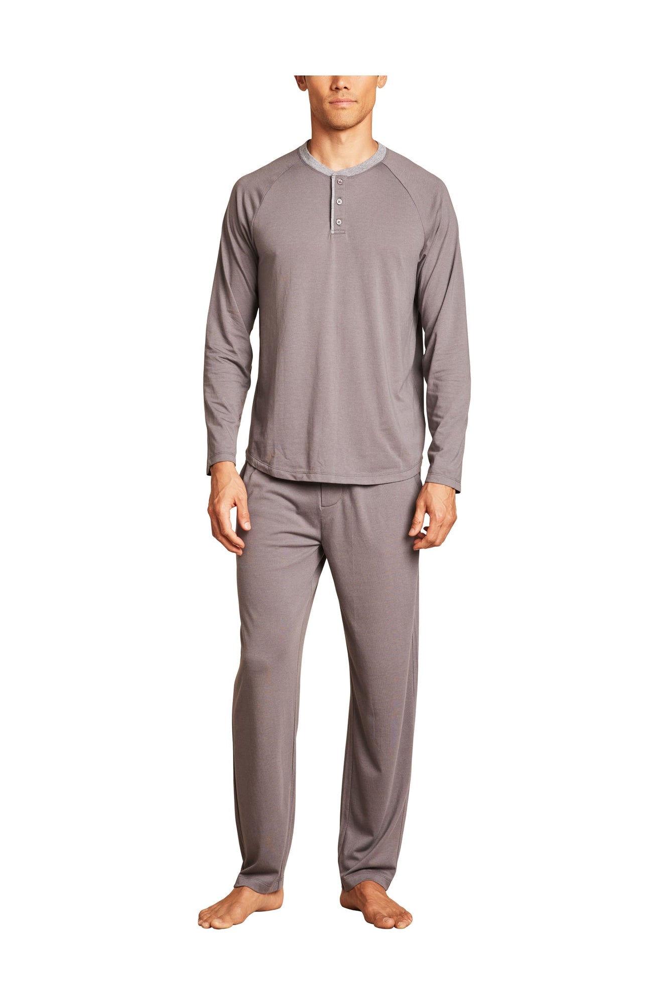 Mens | Malibu Collection Triblend Henley | Coal