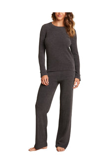 Womens | Cozychic Ultra Lite Ribbed Long Sleeve | Carbon