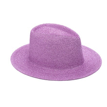 Blaine Metallic Braid Geometric-Crown Fedora | Lilac