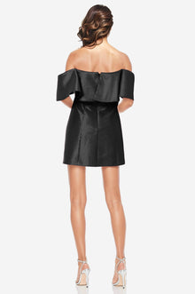 ONE33 SOCIAL | The Blakely Black Off-The-Shoulder Cocktail Dress | Black