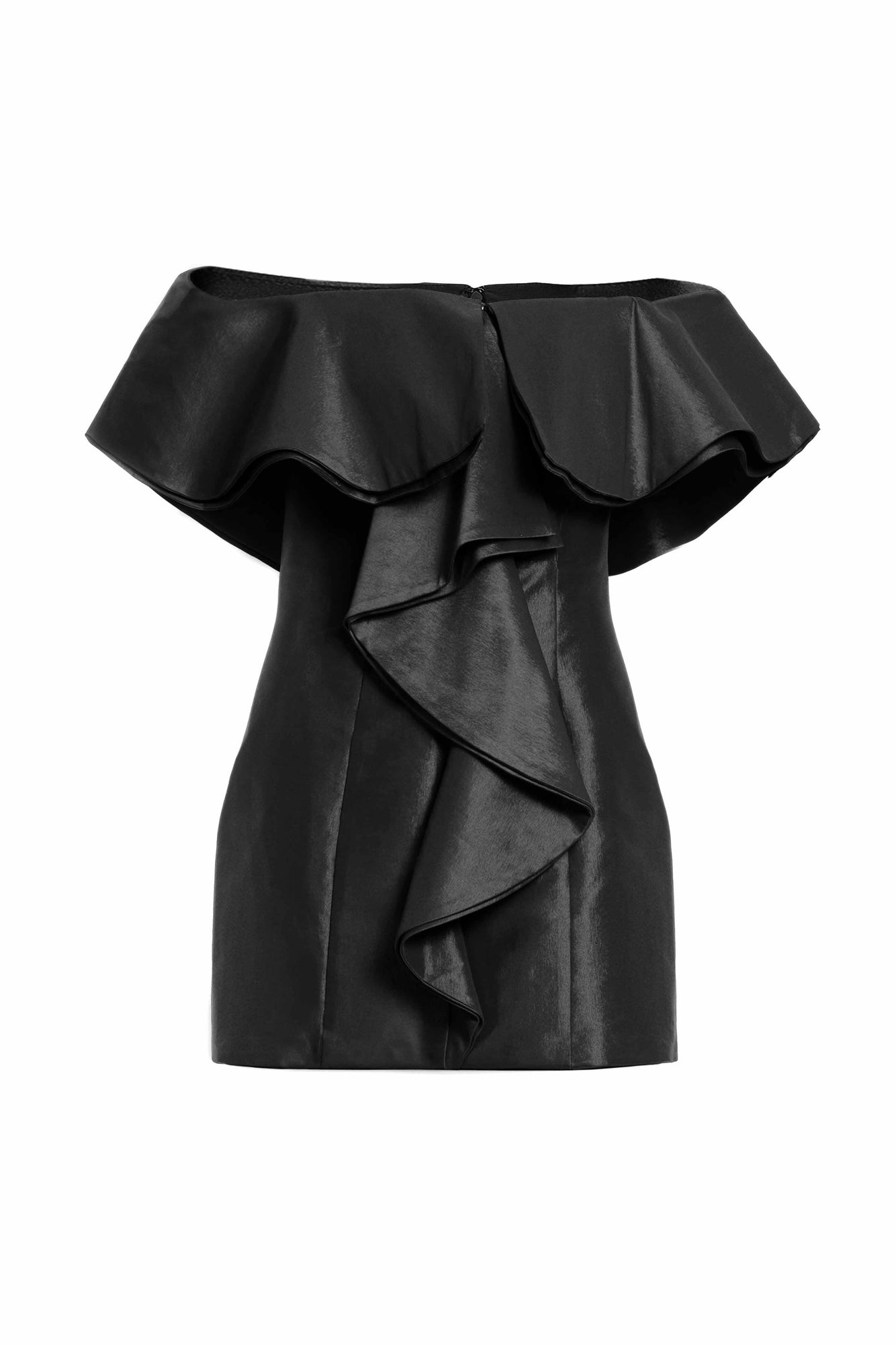 ONE33 SOCIAL | The Blakely Black Off-The-Shoulder Cocktail Dress | Black