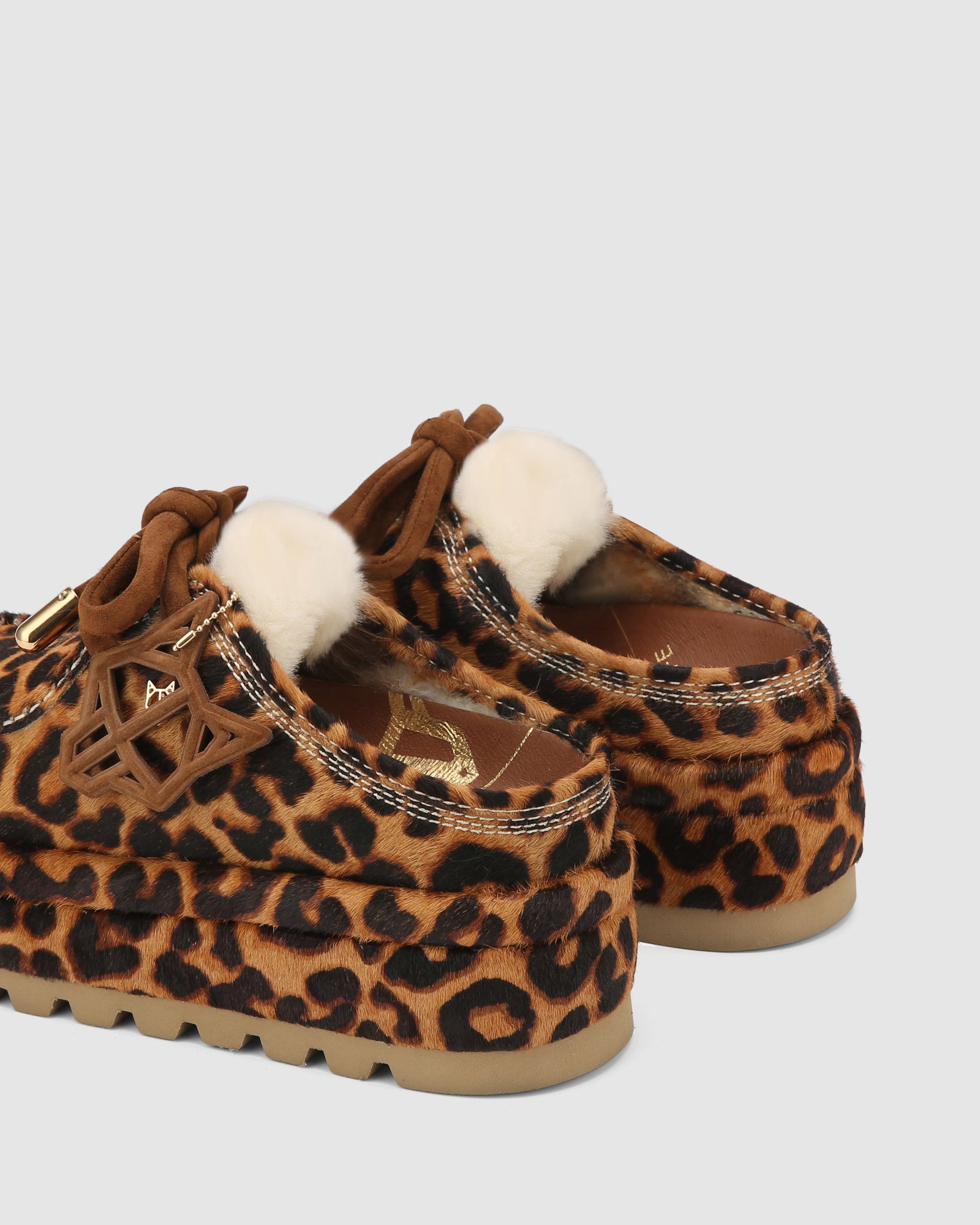 Womens | Blizzard Pony Suede/Shearling Loafer | Leopard
