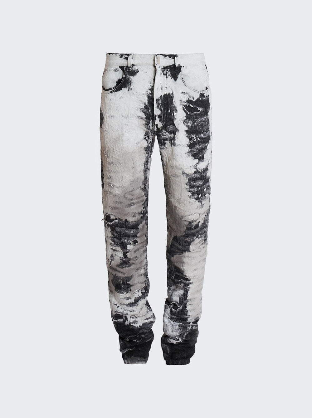 Men | Givenchy | Slim Fit 5 Pocket Trousers | Black & White