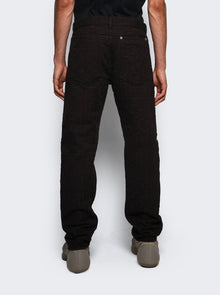 Men | Givenchy | Zipped Slim Fit Denim Trousers | Dark Brown (V1)
