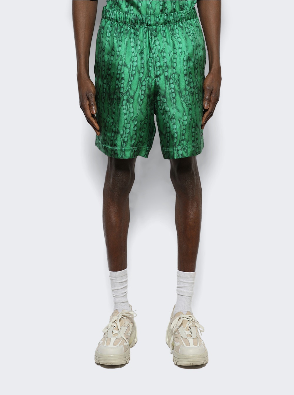 Men | Givenchy | Formal Elastic Shorts | Green