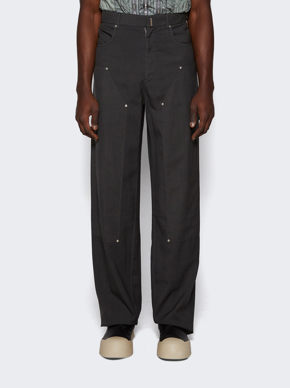 Men | Givenchy | Studded Carpenter Pants | Medium Grey
