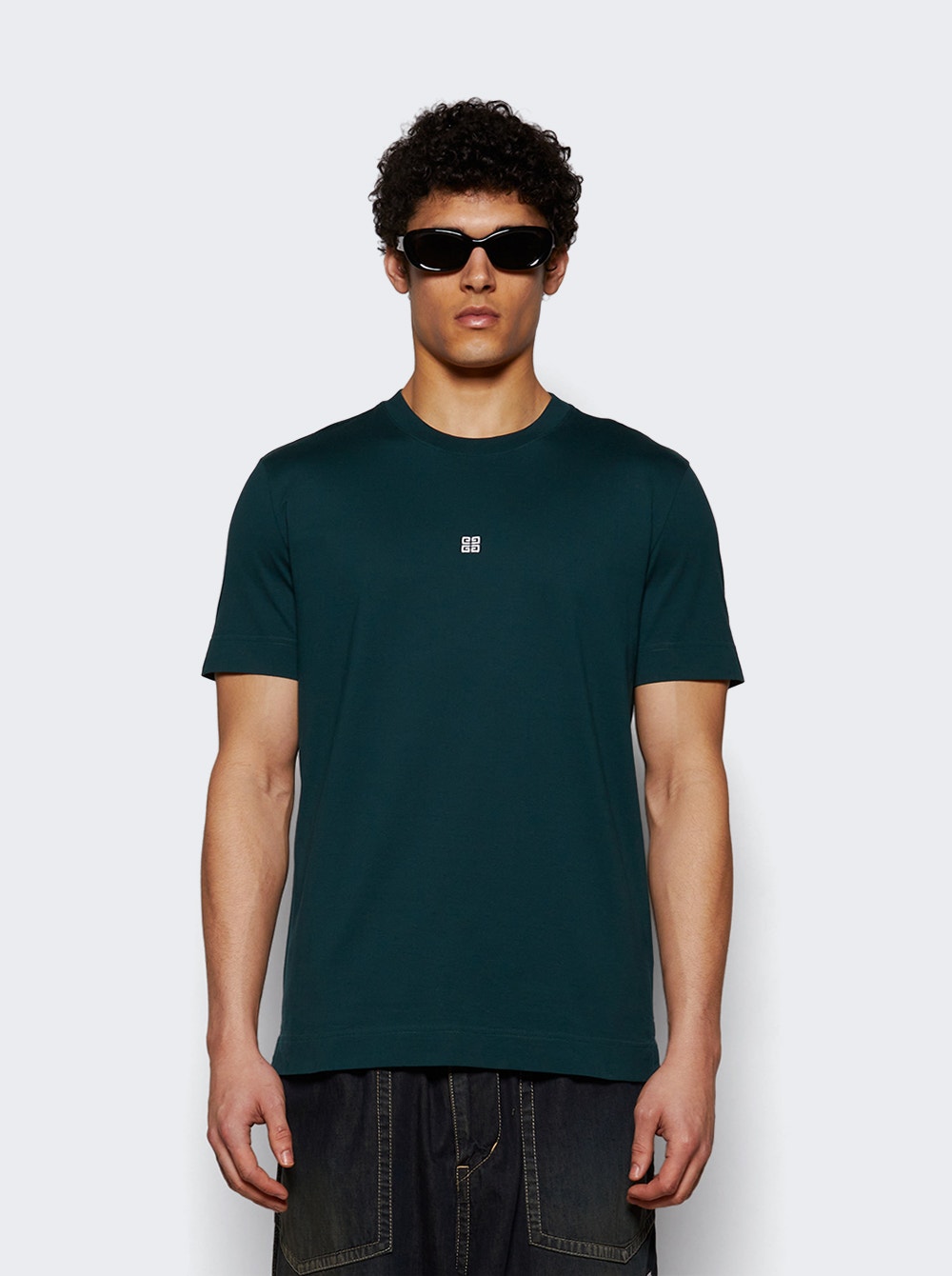 Men | Givenchy | Slim Fit Tee | Fir Green