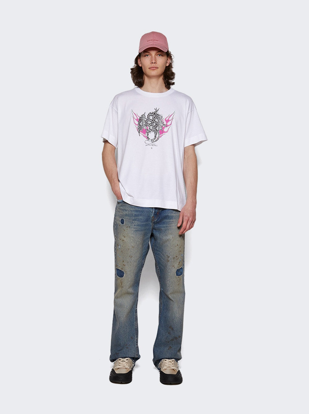 Men | Givenchy | Boxy Short Sleeve Tee | White