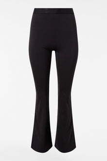Bandier | Sport Logo Slit Legging | Black