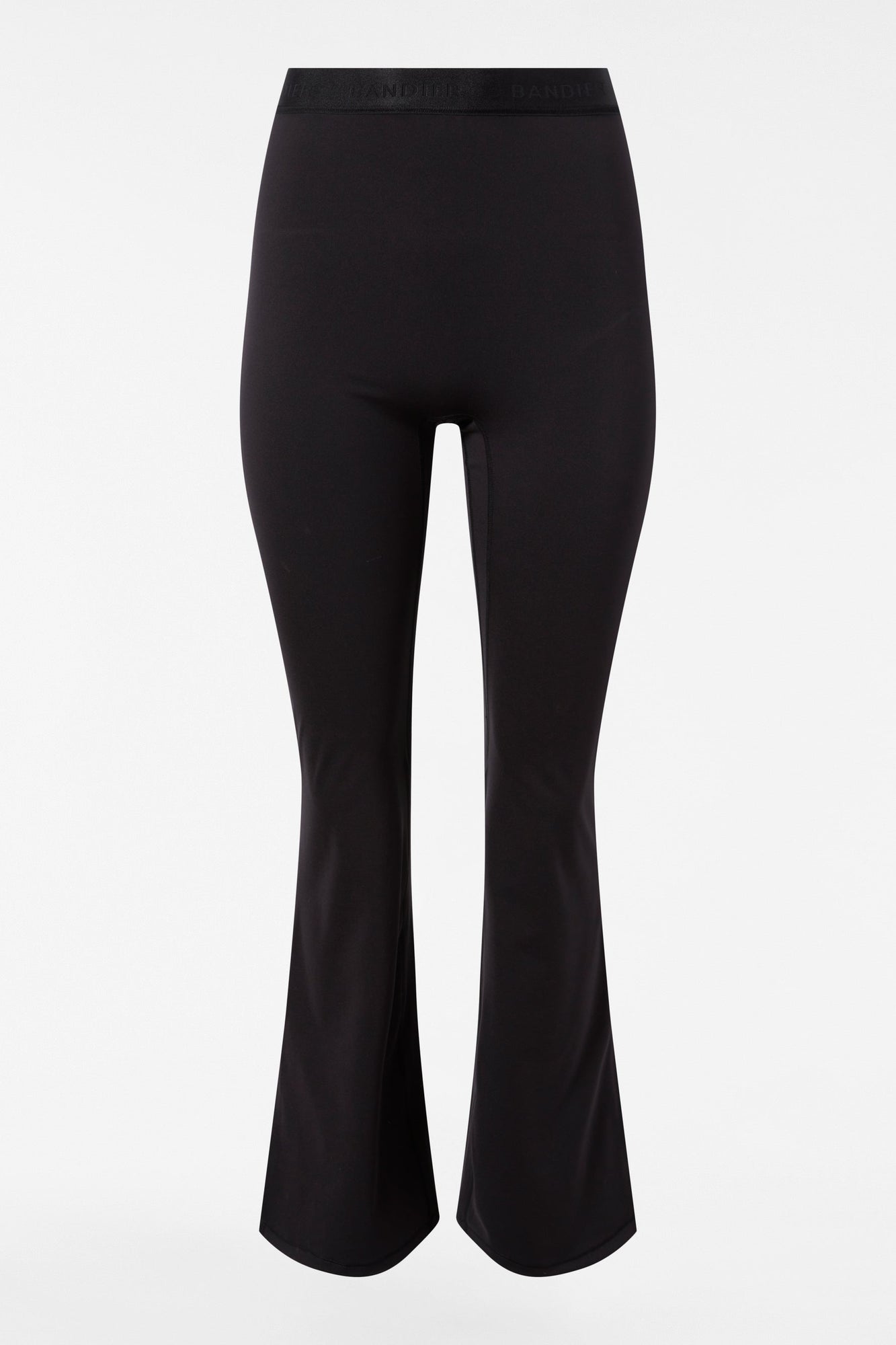Bandier | Sport Logo Slit Legging | Black