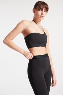 Bandier | Asymmetric Toggle Bra | Black