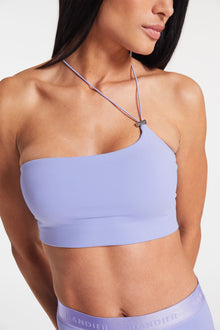 Bandier | Asymmetric Toggle Bra | Jacaranda