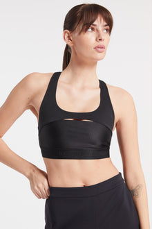 Bandier | Sport Logo Bra | Black