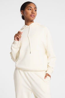 Bandier | Classic Logo Terry Hoodie | Gardenia