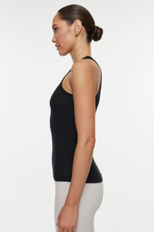 Bandier | Rivington Ribbed Tank | Black
