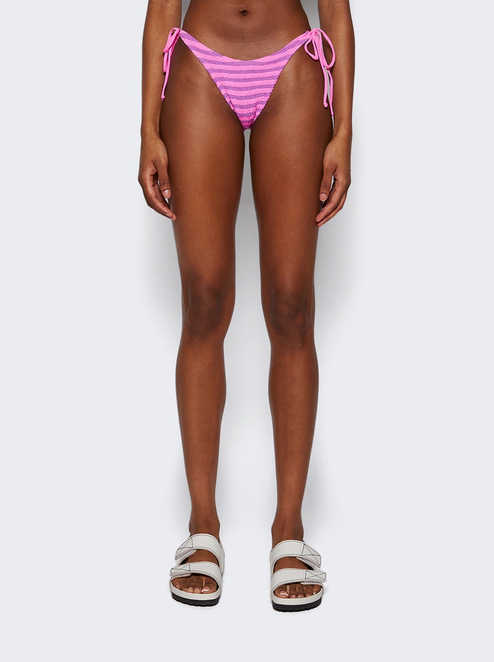 Women | Bond-Eye | Serenity Brief Cerise Stripe | Pink