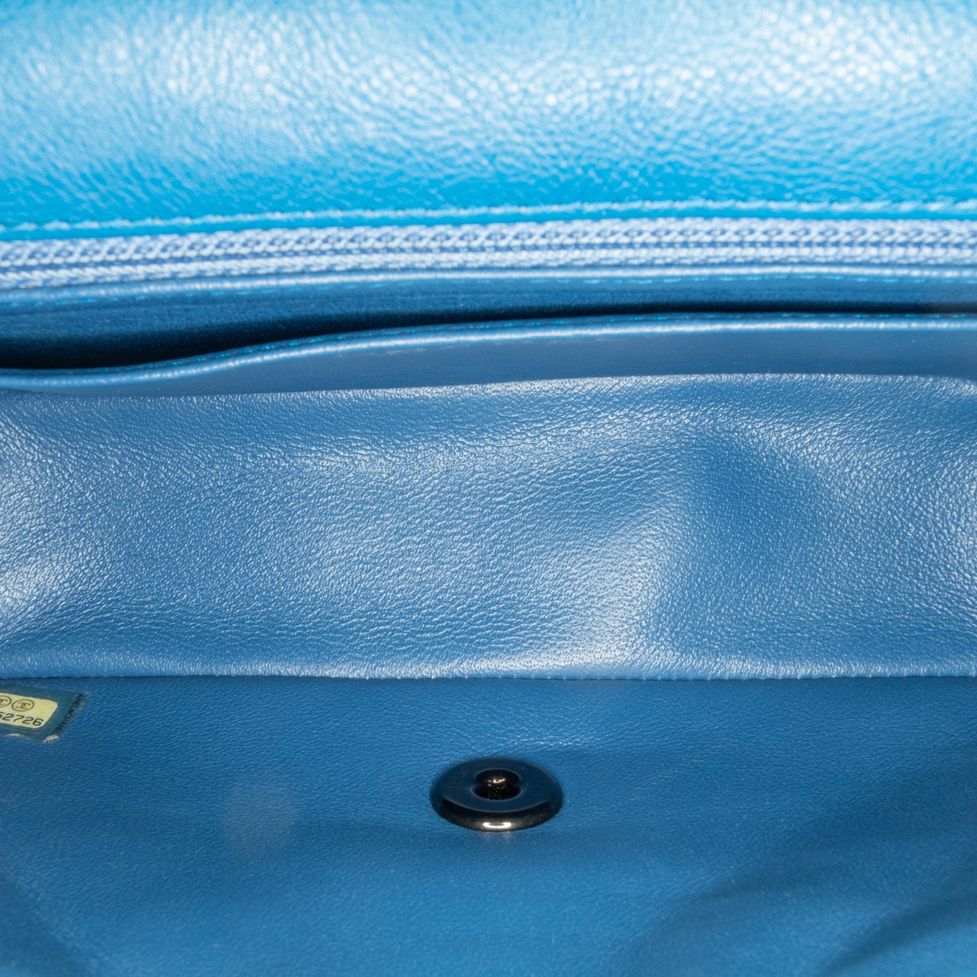Chanel | Pre-Owned Mini Rectangular Classic Lambskin Single Flap | Blue