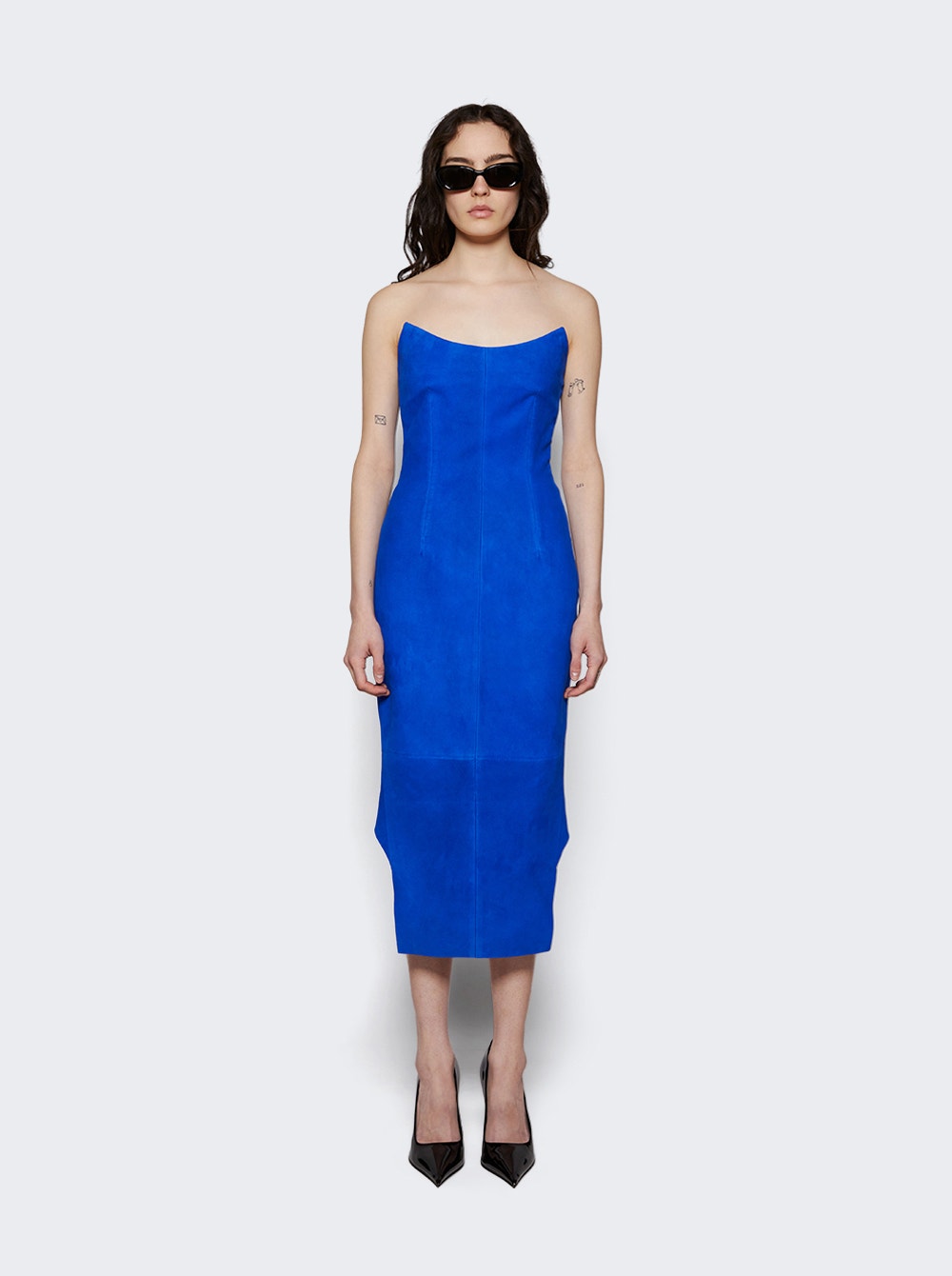 Women | Givenchy | Bustier Suede Dress Iris | Purple