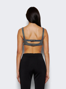 Women | Givenchy | Crossed Front Bra | Military Blue