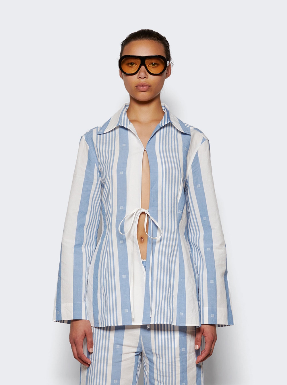 Givenchy | Shirt With 4g Stripes | Blue