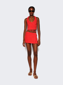 Givenchy | Halter Neck Cropped Top | Coral