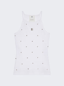 Givenchy | Embellished Fitted Tank Top | White
