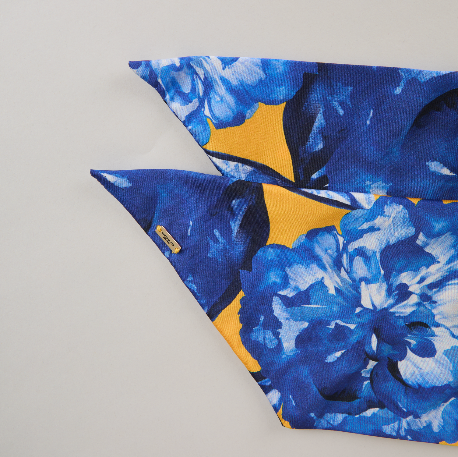 Babs Papaya Headscarf | Cobalt