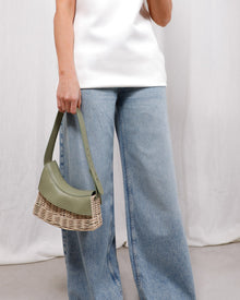 Bao-Sage and Natural-For Lookbook-1-Leather-Front-Tote Bag-Tote Bag-Beach Bags-Leather Tote Bag-Large Tote Bags-Beach Tote-Laptop Tote Bag-Tote Bag for Women-Straw Tote Bag-White Tote Tag-Straw Handbags-Waterproof Tote Bag-Straw Handbags