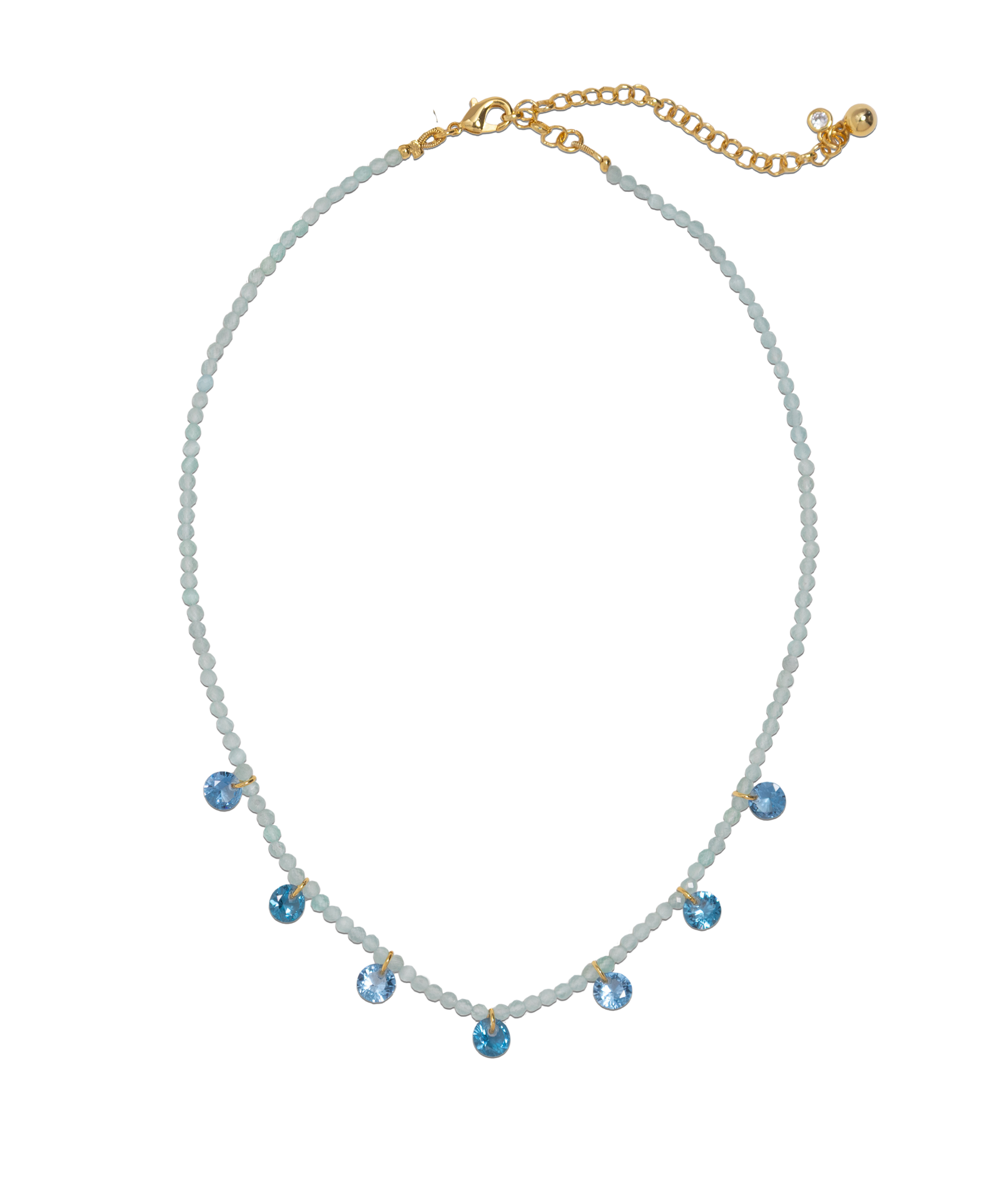 Rune Necklace in Blue - Loren Hope