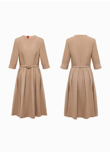 Belted Dress | Khaki