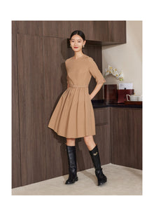 Belted Dress | Khaki