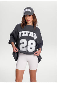 Better League Oversized Tee | Charcoal