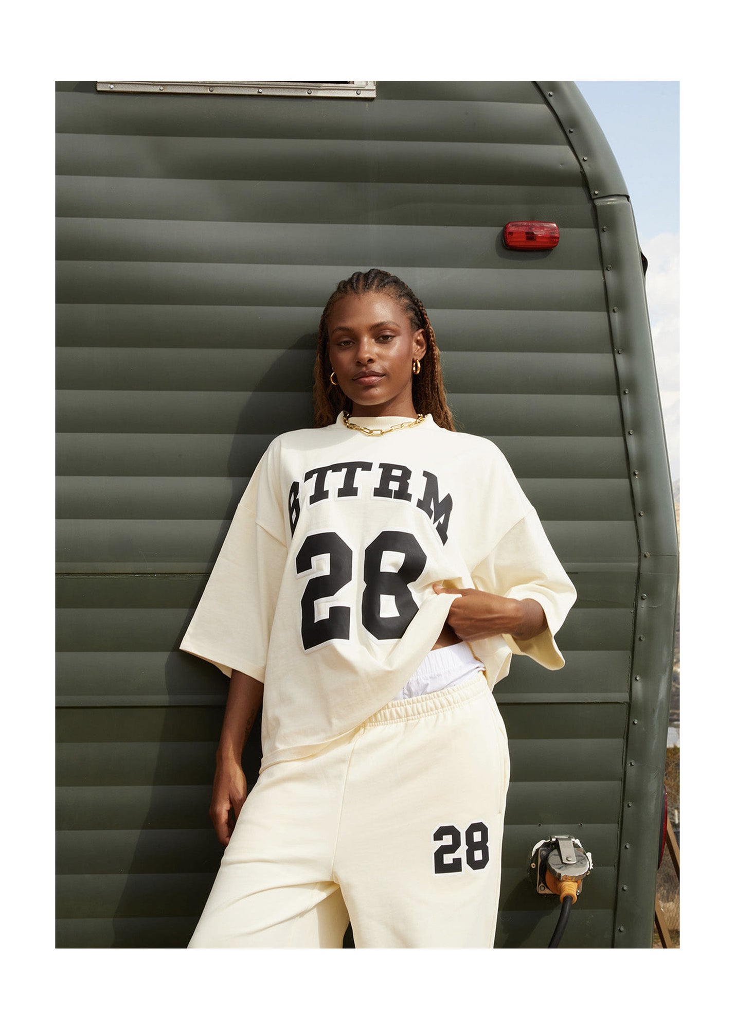 Better League Oversized Tee | Creamy White